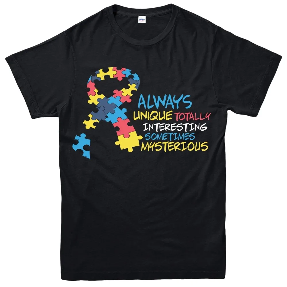 2019 летняя модная футболка с надписью Autism Awareness всегда Уникальная очень