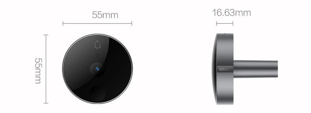 Loock Smart Doorbell Cat Eye Support APP Control 