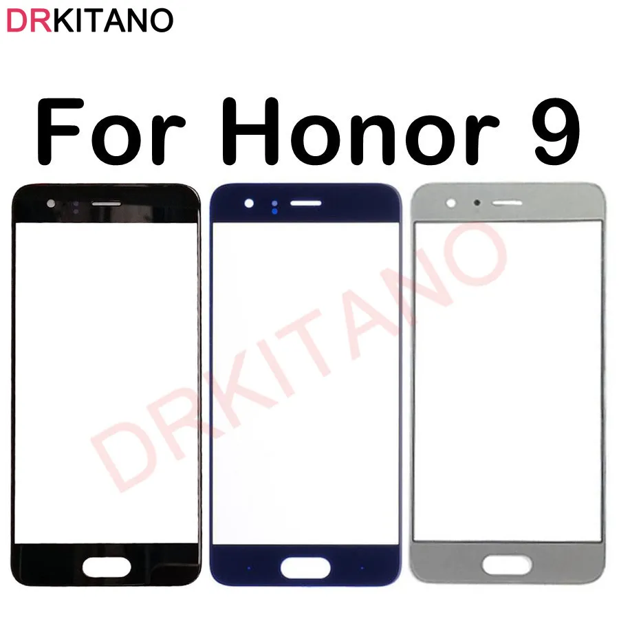 Передняя стеклянная линза для Honor 9 внешняя сенсорная панель для huawei Honor 9 внешняя линза для экрана Honor9 STF-L09 переднее стекло