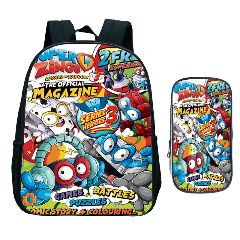 PACK SuperZings Mochila + Estuche | Ideal para el colegio -