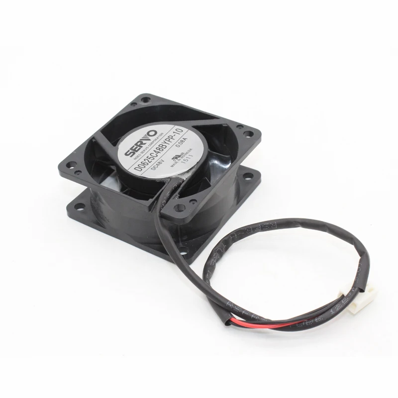 

For Servo 6025 48V 0.08A 6CM 2-Wire Waterproof Cooling Fan D0625C48BYPP-10