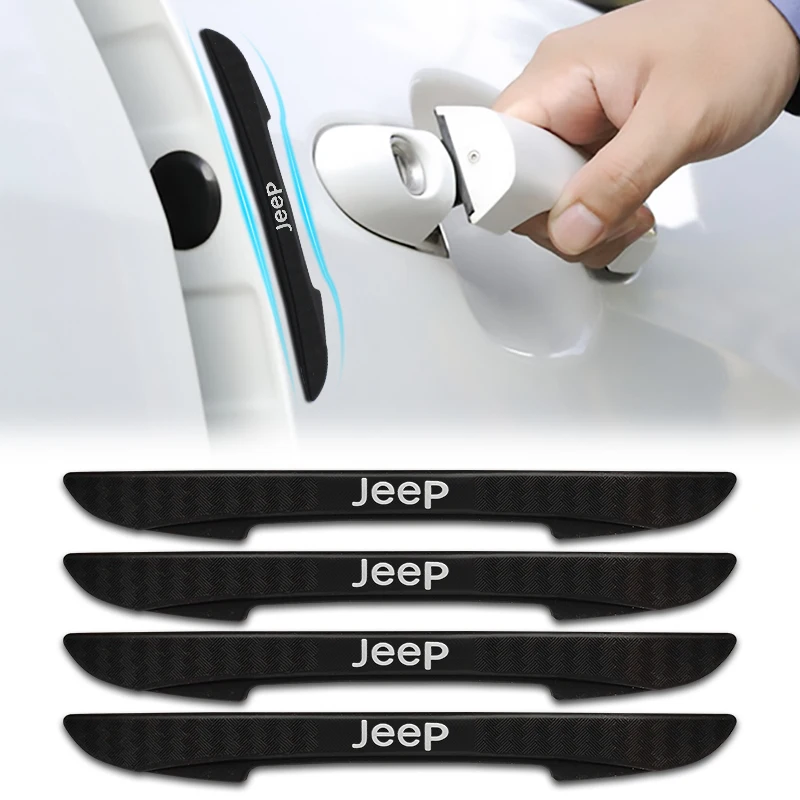4 шт. защитные наклейки на автомобильные двери для Jeep Renegade 2016 2017 2018 Cherokee xj |
