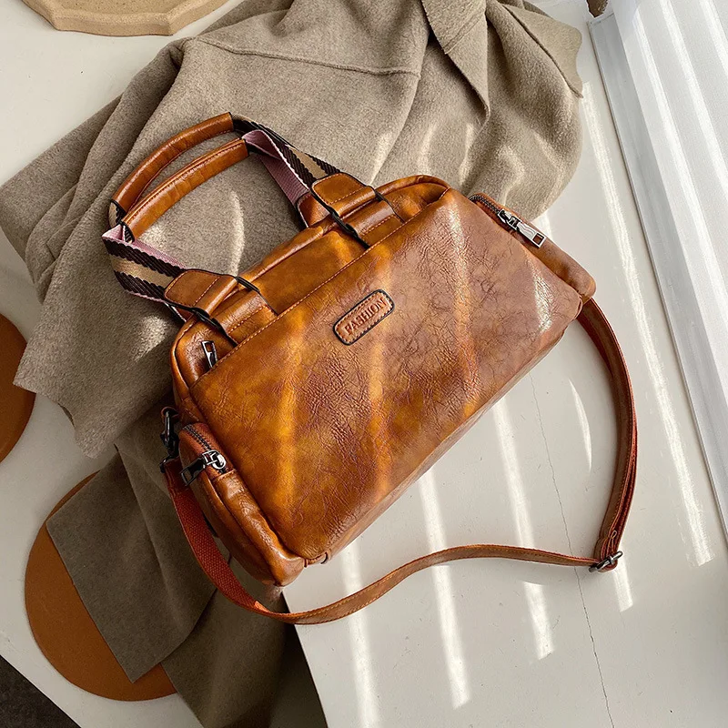 

Autumn And Winter Retro High Grade Western Style Bag Women's 2019 New Style Fashion Korean-style Versatile Textured Shoulder Bag