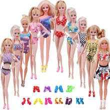 Vêtements de bain pour poupée barbie, chaussures, robe de soirée, accessoires pour poupée barbie de 11.8 pouces, poupée BJD, jouets pour filles