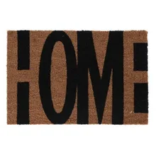 Коврик придверной, коричневый фон, 40x60 см