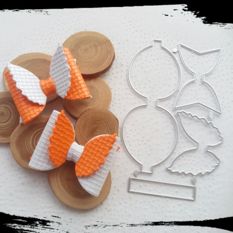 

3778Beautiful cutting die bow template DIY scrapbook metal cutting die paper card process embossing folder template