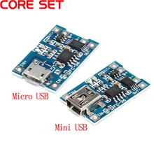 5 шт. Micro USB 5V 1A 18650 TP4056 литиевый модуль зарядного устройства аккумулятора зарядная плата с защитой двойные функции 1A li-ion