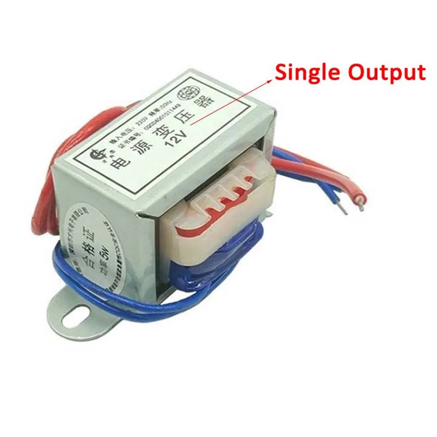 Power Transformer 1W 2W 3W 5W 10W 20W 30W 50W 60W 80W 100W Input AC 220V 50HZ Output AC 6V 9V 12V 15V 18V 24V Single/Dual