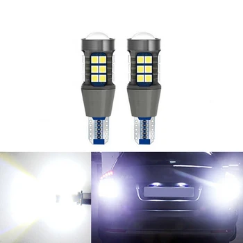 

2pcs Canbus T15 W16W 912 921 LED Bulb 3030 SMD Car Back Up Reverse Lights White For Skoda Superb