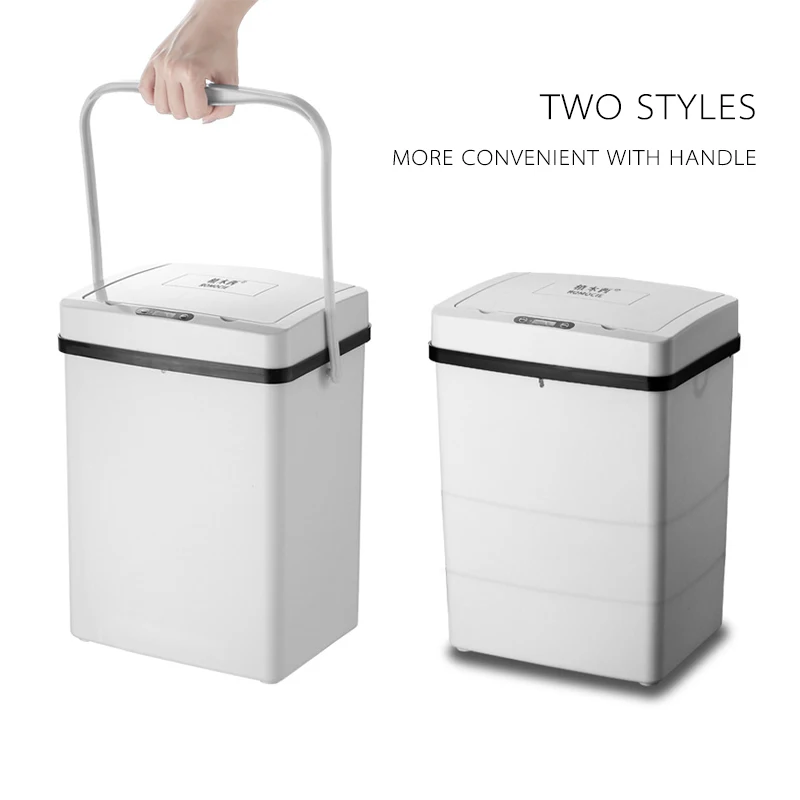 

Smart Trash Can Automatic Sensor Dustbin Intelligent Induction Waste Bin Living Room Electric Rubbish Can Bath Kitchen Dustbin