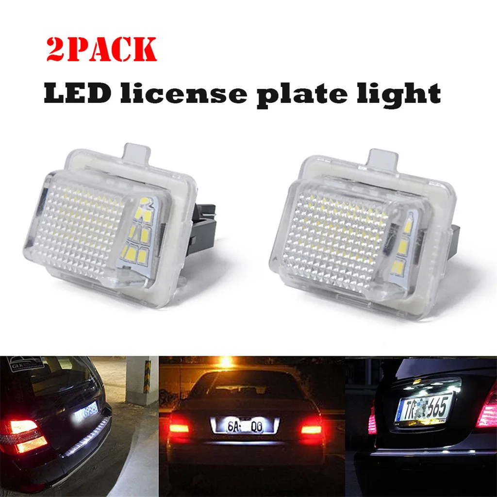 

Canbus LED Number License Plate Light For Mercedes Benz W204 W212 W221 White