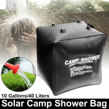 

40L Water Bag Energy Heated Bathing Portable Solar Heated Outdoor Camping Shower Bag Picnic Water Bag Hiking Water Storage