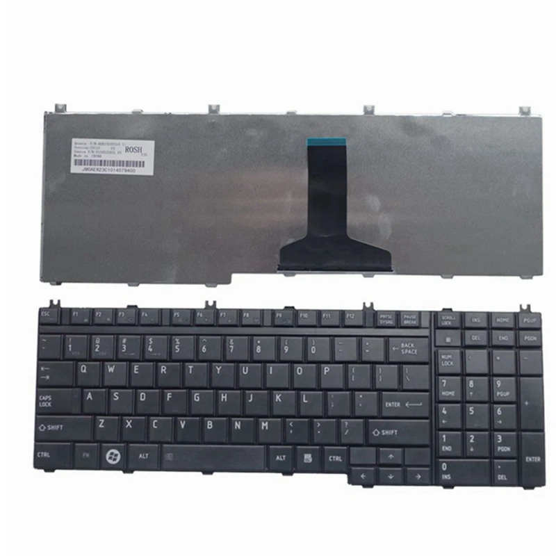 Клавиатура US для Toshiba Satellite P300 P305 P500 P200 P205 P505 L350 L355 L500 L505 X200 X505 X500 X300 A500 A505 F501 L535 |