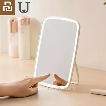 

Youpin Jordan&Judy Portable Desktop LED Makeup Mirror Touch-sensitive Control LED Natural Beauty Light Fill Adjustable Angle