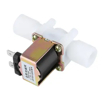 

1/2" Plastic Pressure Controller Switch Solenoid Valve 12/24V Magnetic Washing Machine Dispenser Pneumatic Water Valve Home Tool