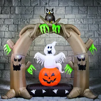 

Personalized 3X3 meters inflatable halloween arch / inflatable halloween combo toys