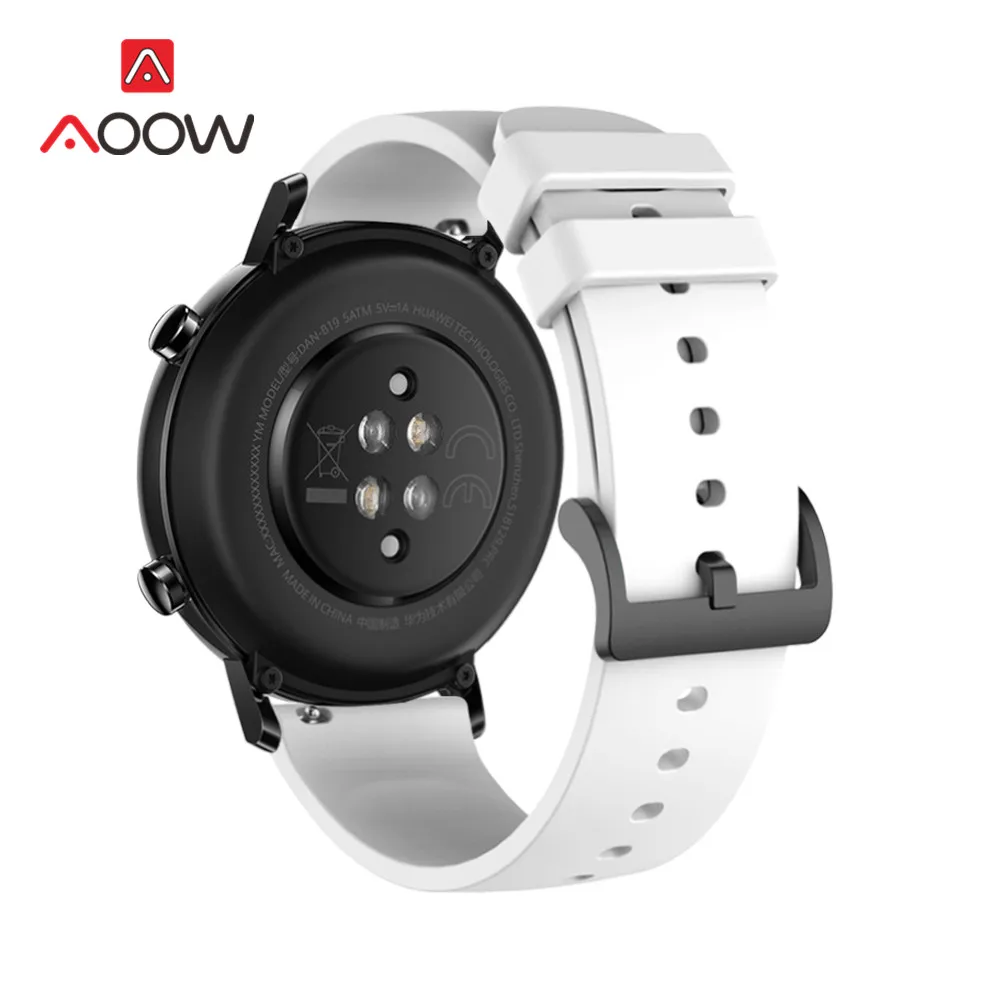White Мягкий спортивный силиконовый ремешок 20 мм для huawei Watch GT 2 samsung Galaxy Watch Active S2 Garmin быстросъемный браслет ремешок для часов - Цвет ремешка: White