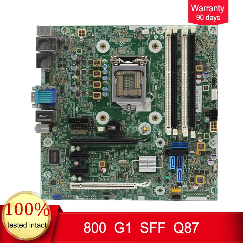

FOR HP elitedesk 800 G1 SFF Q87 Desktop motherboard 796108-001 796108-501 796108-601 717372-003 100% test intact