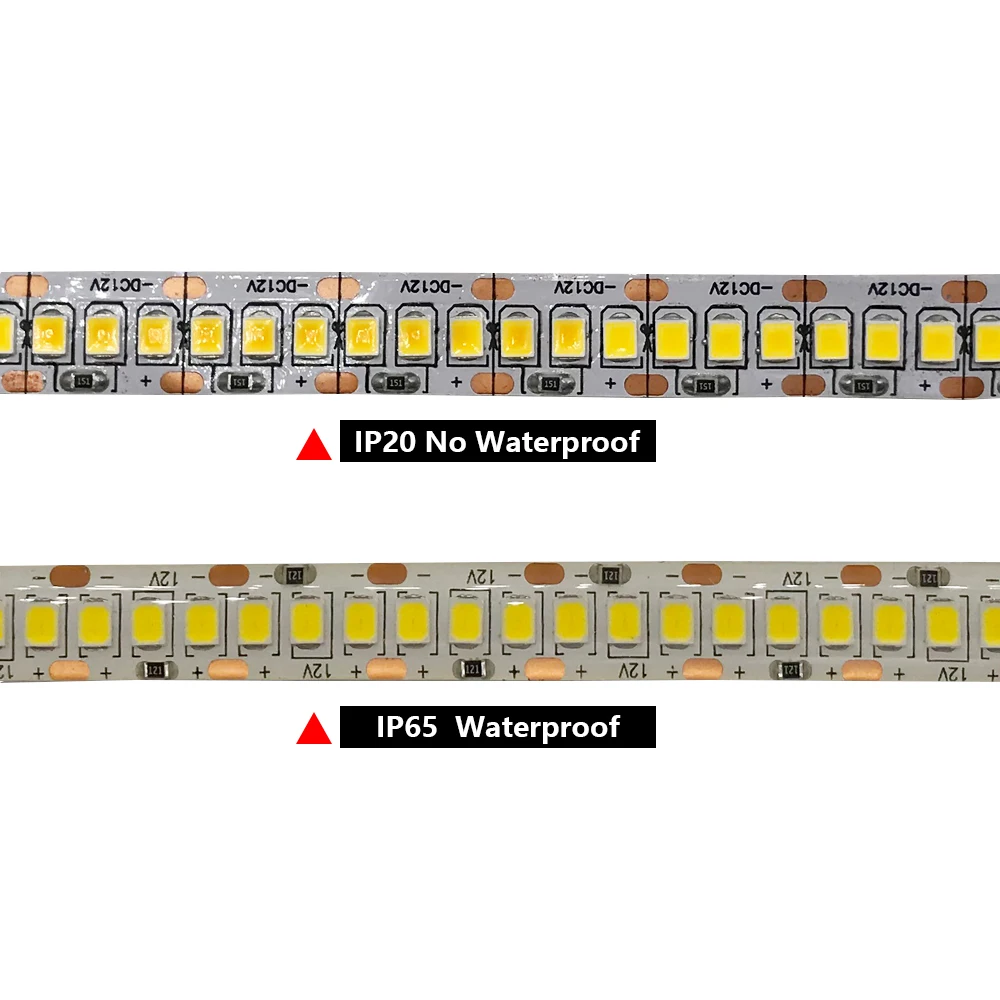 5V 12V 24V Led Strip Light RGB PC SMD 2835 White Ledstrip Waterproof 5 12 24 V Volt RGB LED Strip Tape Lamp Light Strip Flexible