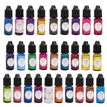 

28 Color Liquid Epoxy Resin Pigment Epoxy Resin UV Resin Art Jewelry Making Concentrated Colorant Resin Coloring Dye Kit