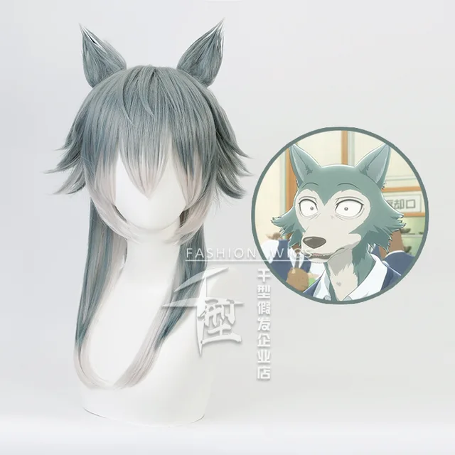 Anime Beastars Legoshi Wig With Ears Cosplay Costume Men Women Heat Resistant Synthetic Hair Wolf Wigs Movie Tv Costumes Aliexpress