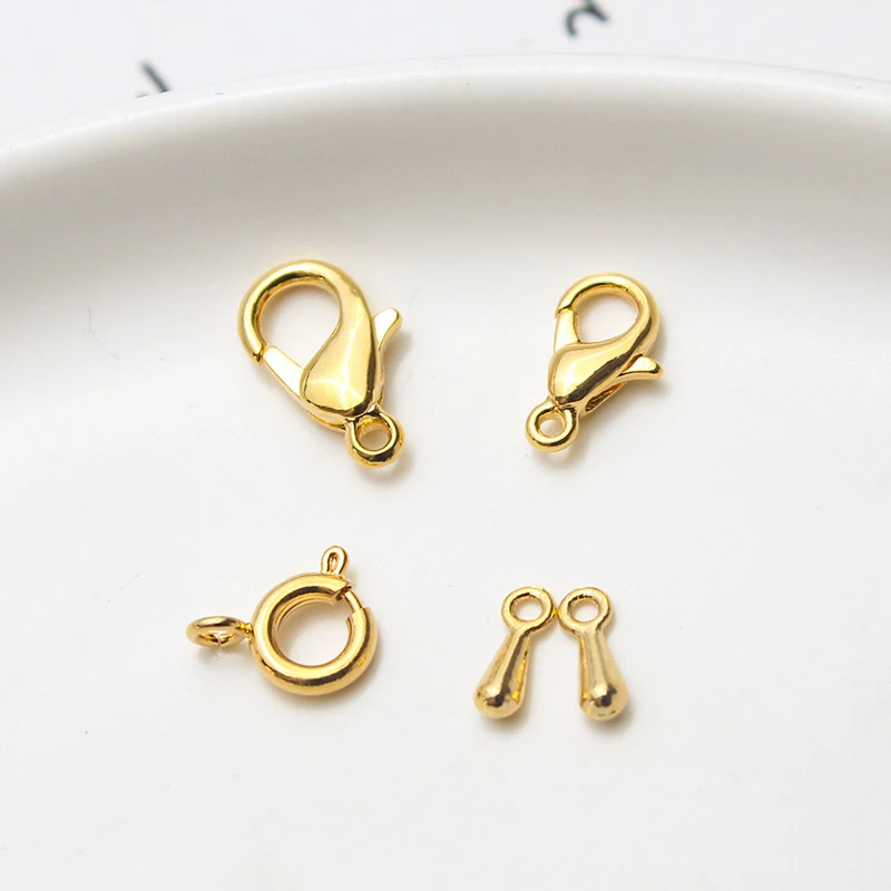 10pcs Stainless Steel Lobster Clasps Hooks Connectors For Necklace Bracelet | Дом и сад