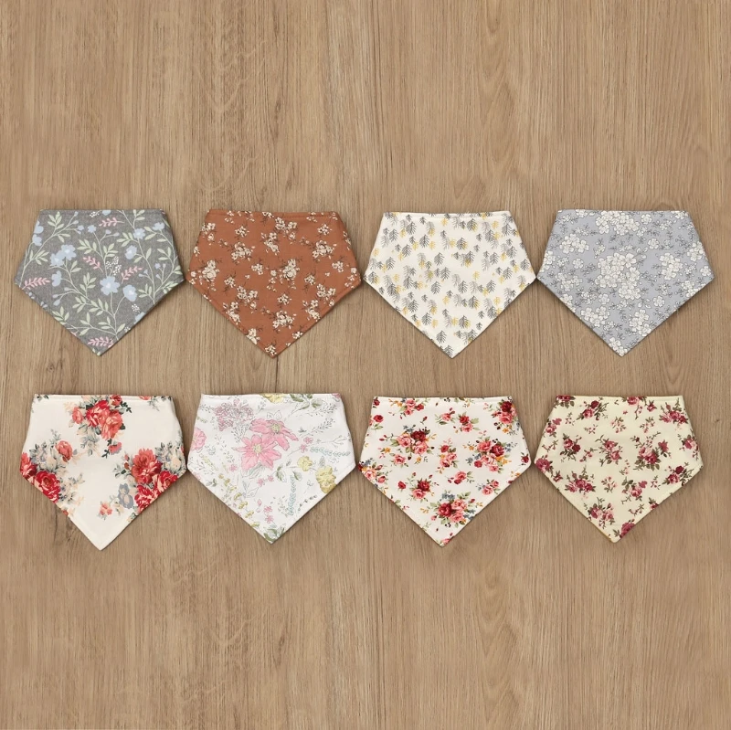 pacifier for baby Newborn Double Side Floral Print Bibs Boys Girls Waterproof Cotton Linen Saliva Towel Bandana Scarf Baby Shower Gifts baby accessories store near me	