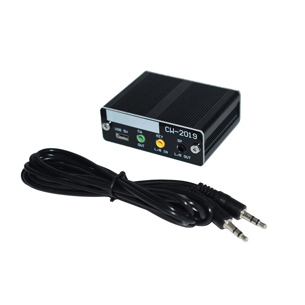 US $48.98 Lusya CW2019 Automatic Key Hand Training CW Interface Box Supports Dual Monitoring Of UV Hand Audio T1223