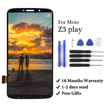

100% test display For Motolora Z3 play XT1929 LCD Touch Screen Digiziter Assembly Replacement For moto Z3 play lcd touch screen