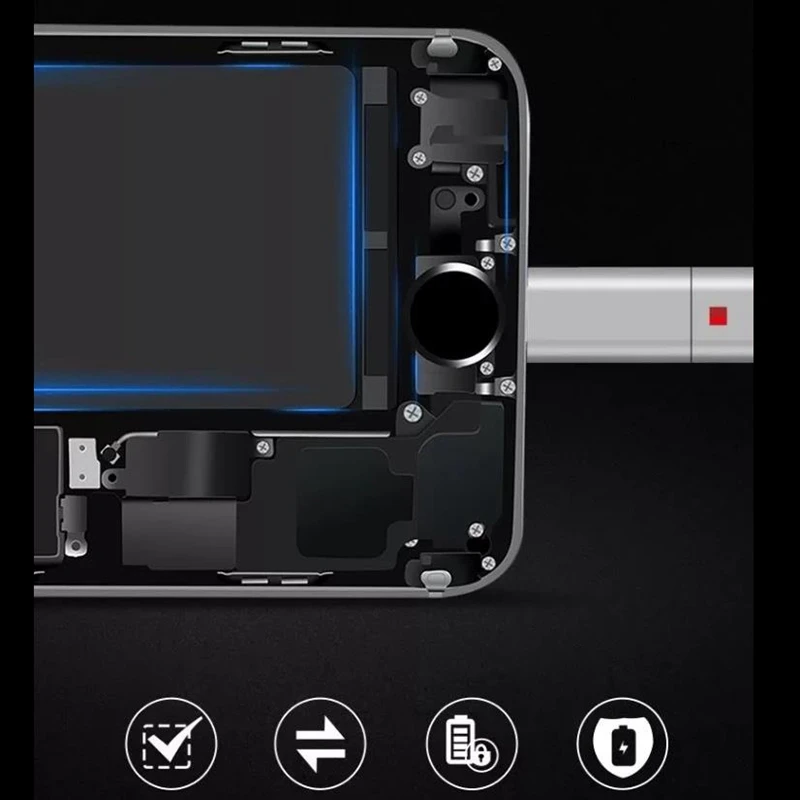Кабель USB с возможностью регенерации микро-usb кабель для ремонта USB type C кабель быстрого зарядного устройства передающий кабель для передачи данных для iPhone XS