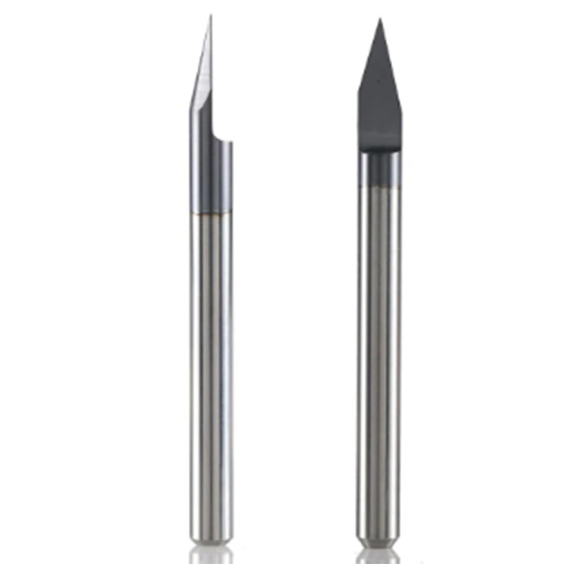 CNC Solid Carbide Engraving Bits Milling Cutter Woodwork Set 3.175Mm Shank Router Bits for Carving Wood Tools