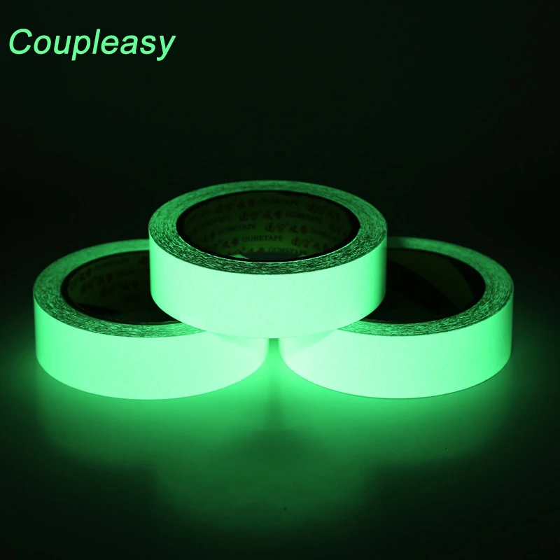 1 Roll 20mmx3m Glow In Dark Tape Photoluminescent Luminous Tapes Self-adhesive Stage Home Decoration | Канцтовары для офиса и