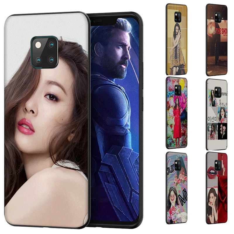 Silicon TPU Phone Case For Huawei Y6 Prime Y7 Y9 2019 Cover Sun Mi Sunmi kpop |