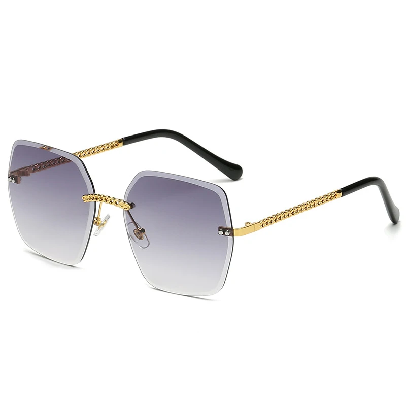 Горячие SHEN NUO 2 серии zonnebril dames ray bann feminino шестигранные солнцезащитные очки для женщин модные очки Oculos De Sol UV400 - Цвет линз: Серый