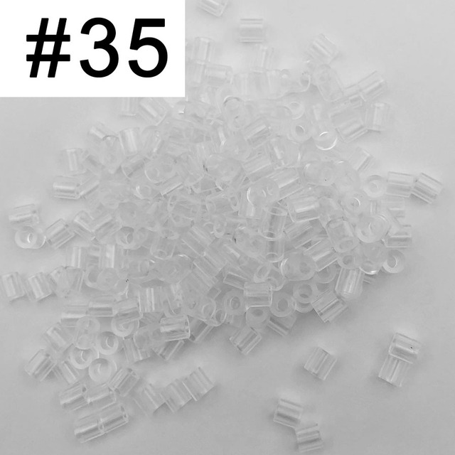 / 1000pcs perler PUPUKOU  fuse beads Pearly Iron Beads for Kids Hama Beads Diy Puzzles High Quality Handmade Gift Toy