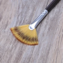 Набор 3 размера Веерная Кисть ручка для масляной акриловой живописи водой художника деревянная ручка