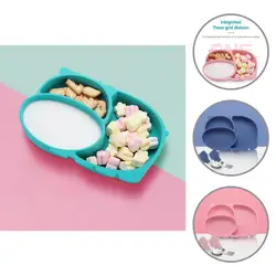 Baby Plate Anti-deformed Durable Dishwasher Safe Toddler BPA Free Baby Bowl