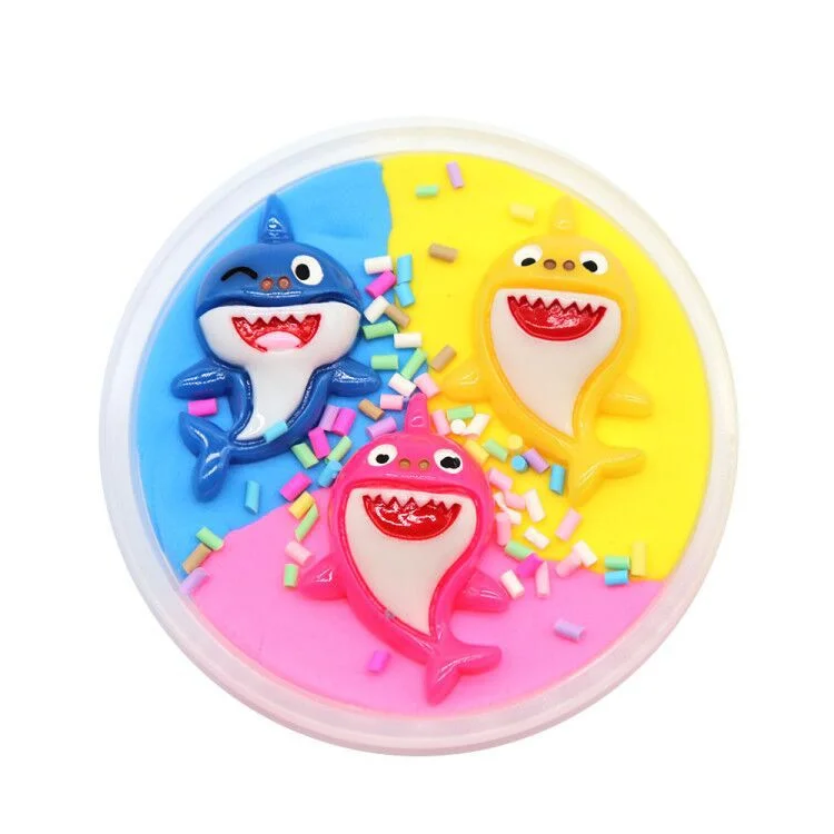 60ml Cotton Slime 60 мл/100 мл мультяшный Пластилин DIY игрушки Лепка глина поставки слаймов хлопок талисманы слизи набор антистресс детские игрушки для детей - Цвет: 60ml Cotton Slime