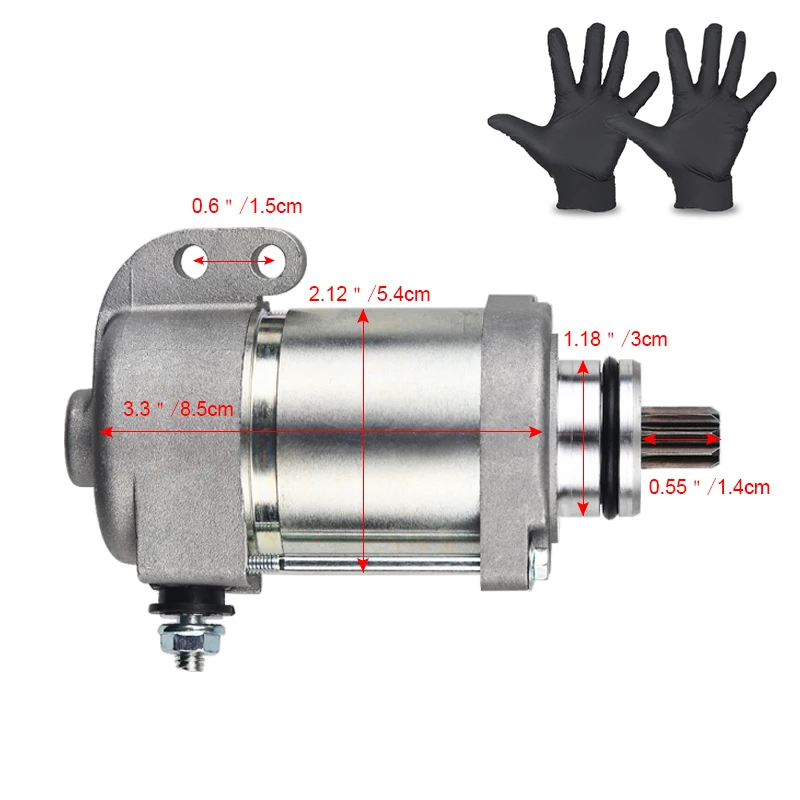 Стартовый двигатель для KTM 200 250 300 Φ EXC XC E 2008 2012 стартера мотоцикла 55140001100 12 в 410