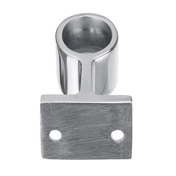 

4Pcs Boat Tube Pipe Base 316 Stainless Steel Marine 60 ° Railing Handrail Pipe Car Accessories