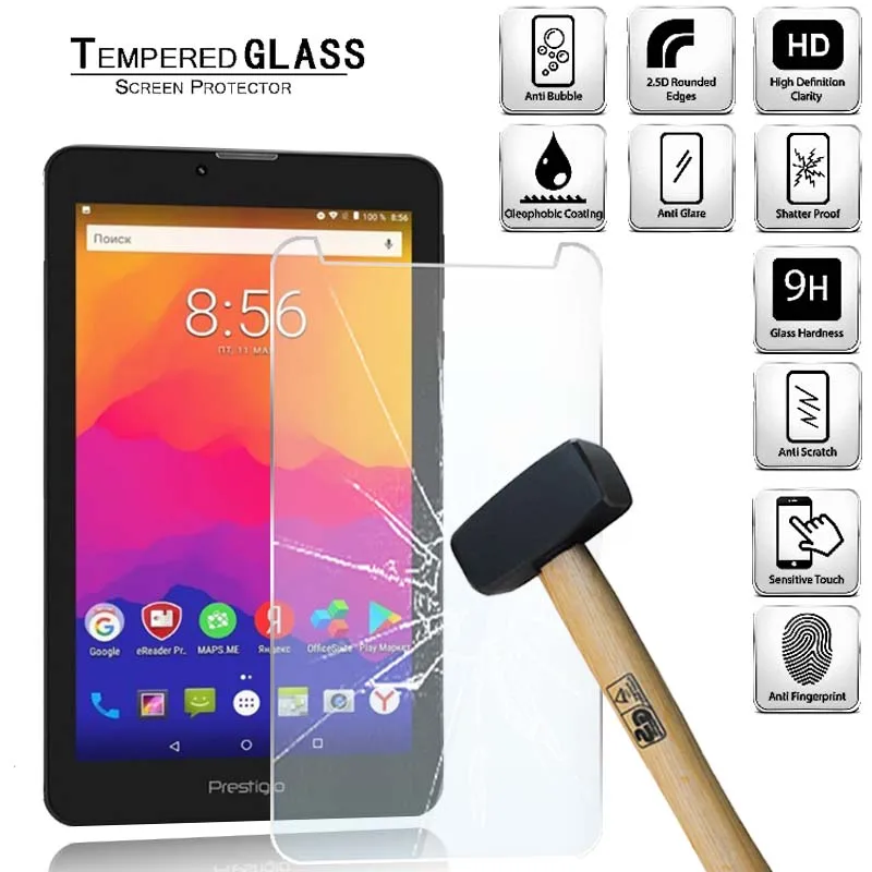 

Tablet Tempered Glass Screen Protector Cover for Prestigio Wize 1177 3G Tablet Full Coverage Explosion-Proof Anti-Scratch Screen