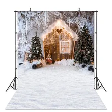 ^^Best Offers Winter Christmas Backdrops For Photography Snow Wooden House Dolls Tree Fruit Dreamy World Photography Background Photo Studio ^^Best Offers Winter Christmas Backdrops For Photography Snow Wooden House Dolls Tree Fruit Dreamy World Photography Background Photo Studio