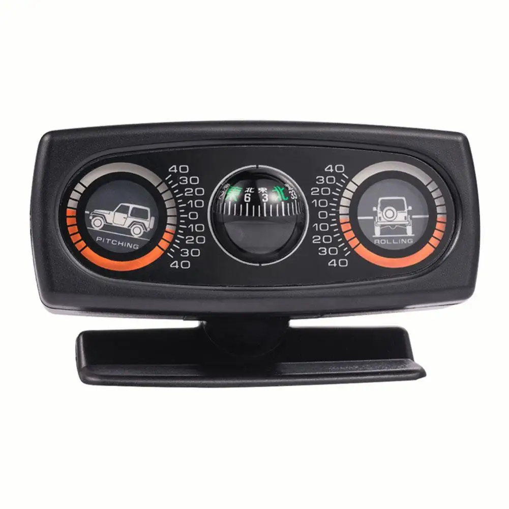 Decoration Inclinometer Compass Car Accessories Inclination Tool Level Wave Instrument Interior |