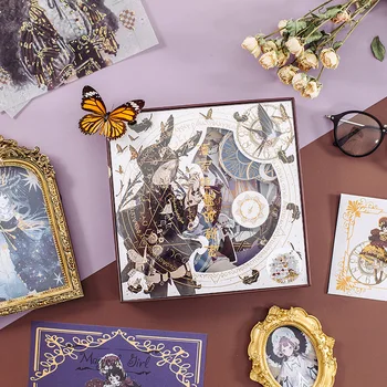 

Floral Mystery Deco Paper Pack 20mm*20mm DIY Background Paper+Envelope+Washi Tape Free Shipping