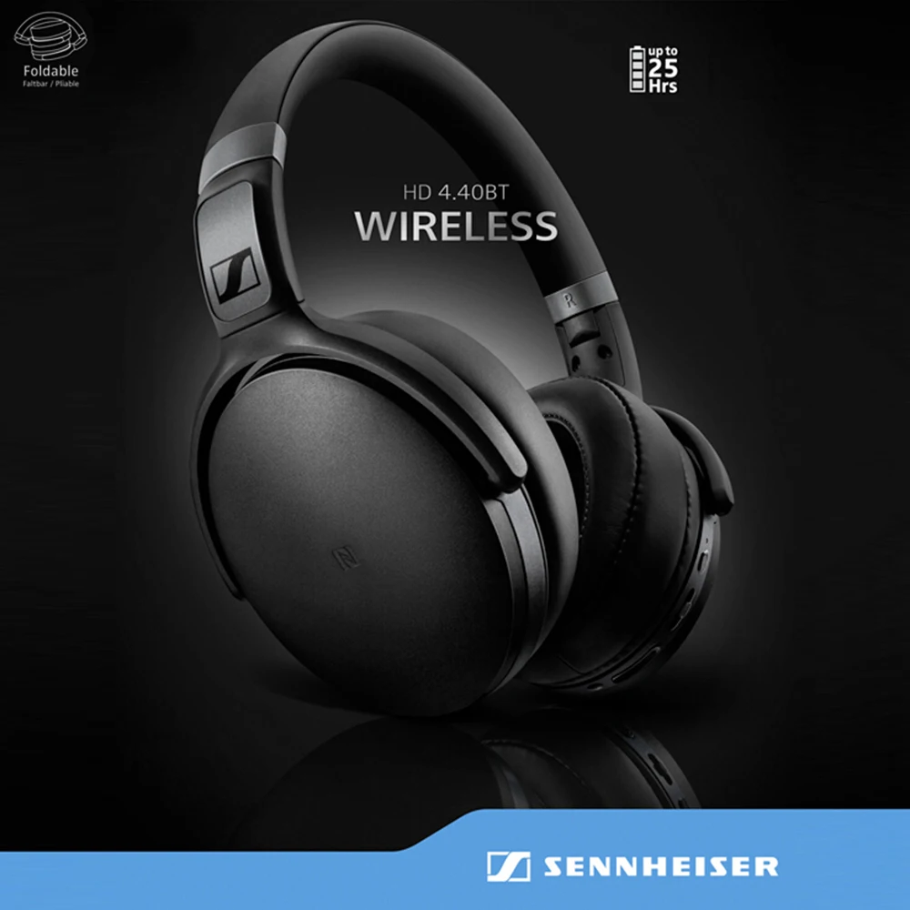 Sennheiser hd 4.40bt sem fio bluetooth fones
