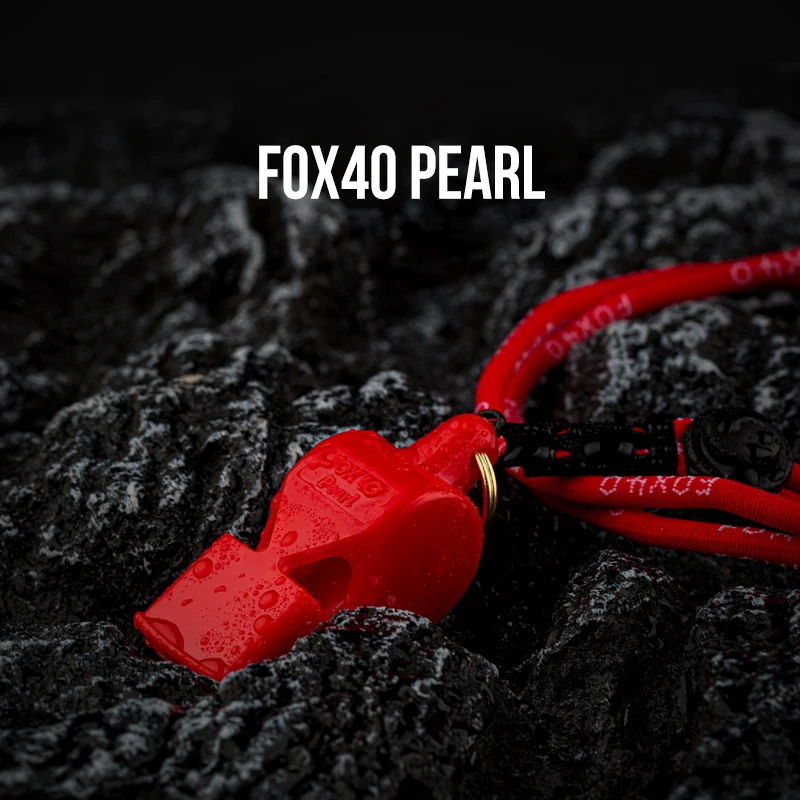 Fox40 Whistle 2-Chamber Pealess 90dB for Elderly Security and Child Safety