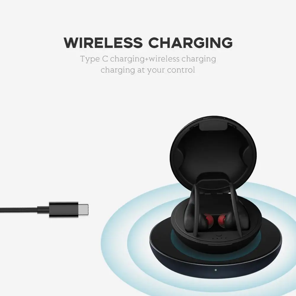 EPPLA Sport 100 Aptx TWS Bluetooth 5 0 Wireless Charging Earphones CVC 8 0 Noise Cancelling 32h Playback With Mic Earhook IPX5