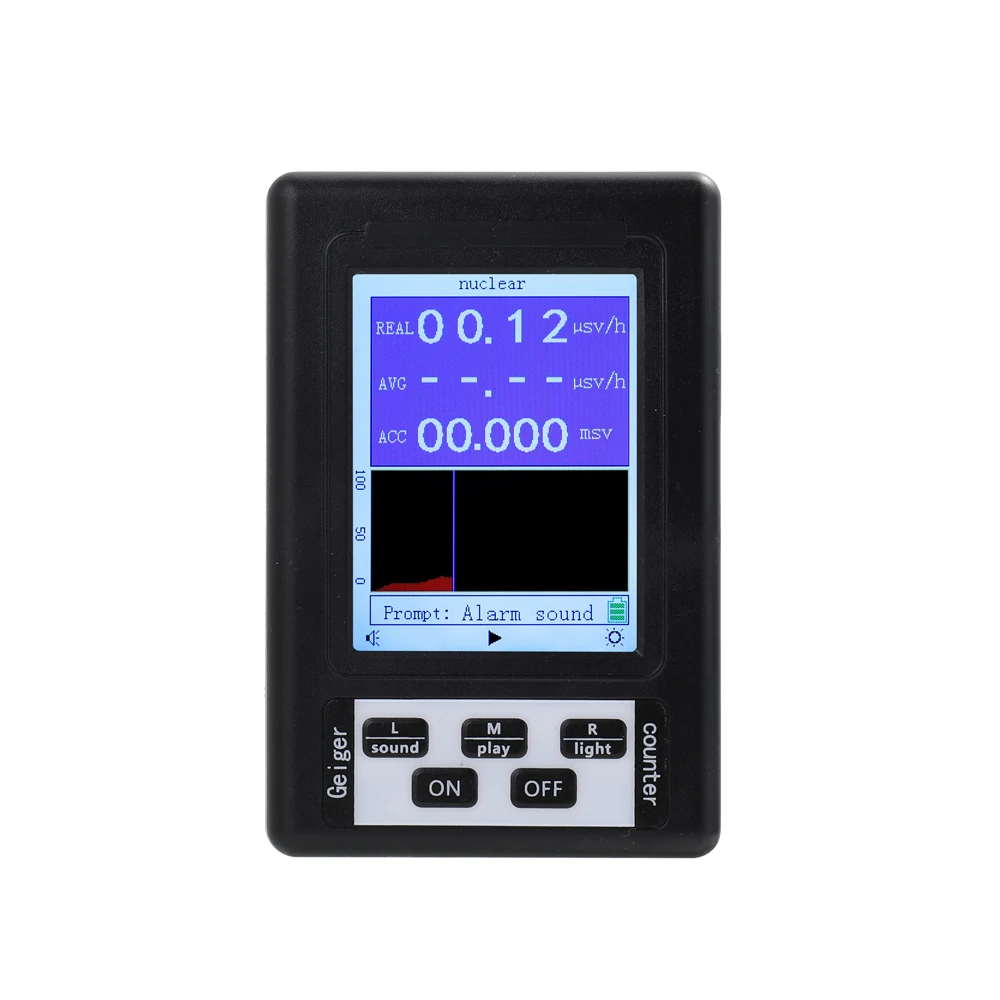 

Professional Radiation Nuclear Dosimeter Detector Upgrade Geiger Counters Field Radiation Marble EMF Tester Meter