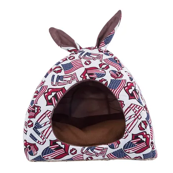 

2020 Pet Cat Dog Soft Warm Nest Kennel Bed Cave House Sleeping Bag Mat Pad Tent luxary dog beds for small dogs