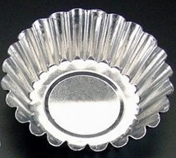 diameter 75mm 10 шт. Алюминиевые Формы для кексов, яиц, пирожных, одноразовые формы для печенья, пудинга, формы для выпечки, десерт, инструмент для украшения торта, кухонные аксессуары - Цвет: diameter 75mm